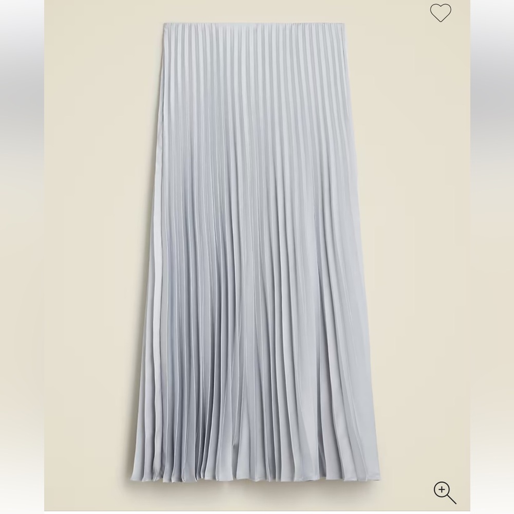 NWT J Crew Gwenyth Pleated slip skirt size Large